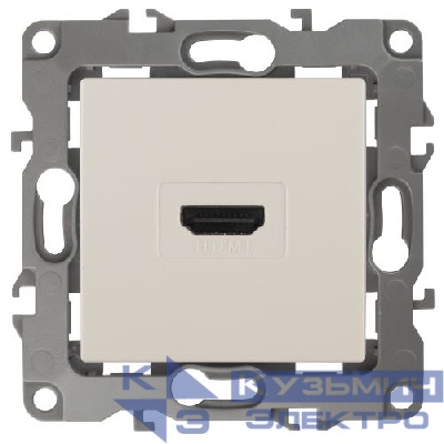 Розетка 12-3114-02 HDMI сл. кость ЭРА Б0027482