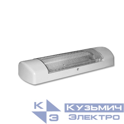 Светильник Омега 1х11Вт G23 IP23 антивандальный с дросселем с лампой КЛЛ сер. Трансвит 154