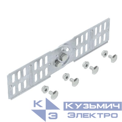 Комплект для кабельного лист. лотка соединительный шарнирный H=60мм RGV 60 FT (болт + шайба + гайка) гор. оцинк. OBO 7082223