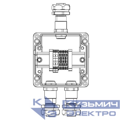 Коробка клеммная взрывозащ. TBE-A-12-(2xCBC.2-2xCBC.2(i)-2xTEO.2)-2xKAEPM2MHK-20(A)-1xKAEPM2MHK-20(C)1Ex e IIC Т5Gb / Ex tb IIIC T95град.C Db IP66 алюм. DKC 1201.121.22.11C