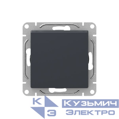 Выключатель проходной 1-кл. СП Эпика механизм графит EKF UP1-SWG-11