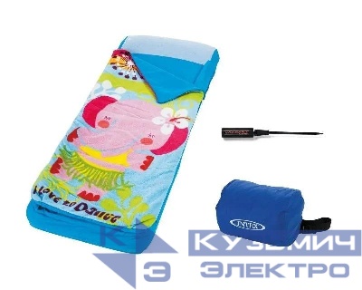 Матрас со спальным мешком Hula Elly 64х152х20 насос (66802) INTEX 78257668021