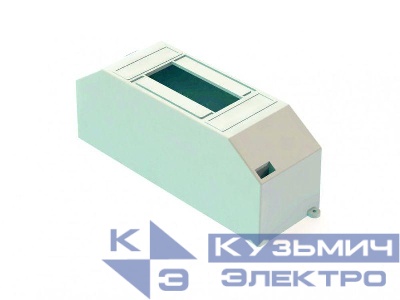 Корпус навесной ЩРН-П-1/2 12.5х4.2х5.8 1-2мод. IP30 пластик. бел. DEKraft 31030DEK