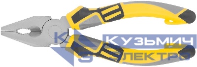 Плоскогубцы комбинированные "Смарт" трехцветные прорезиненные ручки никелевое покрытие 160мм FIT 50663