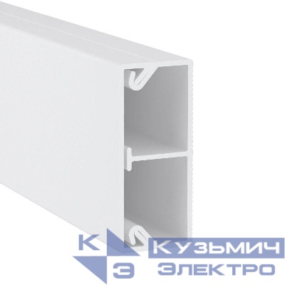 Кабель-канал 2-секц. 40х17 L2000 пластик TMC бел. (розн. уп.4шт) DKC 00305R