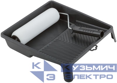 Набор для покраски потолка (ванночка 350х330мм+валик поролон 250мм) FIT 03005