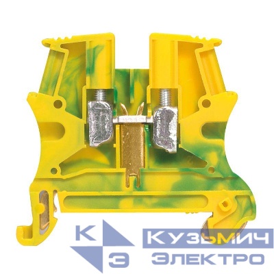 Блок клеммный Viking3 2.5х5мм желт./зел. Leg 037170