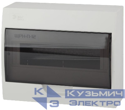 Бокс ЩРН-П-12 мод. навесной пластик IP41 SIMPLE NO-box_simple-plastic_12_surface ЭРА Б0041525