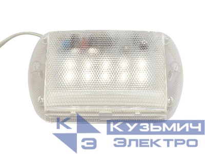 Светильник светодиодный ЖКХ Гермес 6Вт IP40 с акустическим датчиком и дежурным режимом Актей СА-5006Д