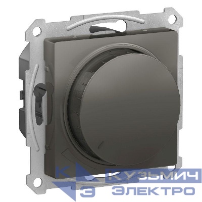 Светорегулятор поворотно-нажимной AtlasDesign 400Вт механизм сталь SE ATN000923