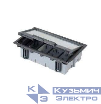 Лючок 3 S-мод. Simon Connect графит Simon SF370-14