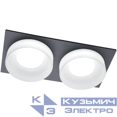 Светильник DL2902 G5.3 MR16 потолочн. встраив. черн. FERON 41138