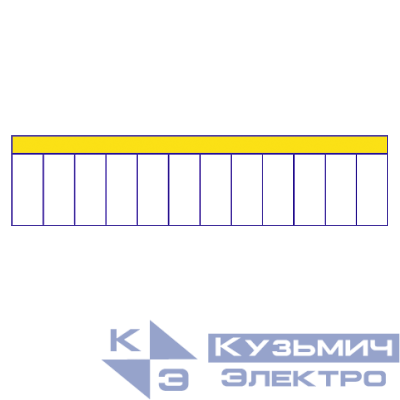 Наклейка на 12 модулей EKF an-2-13