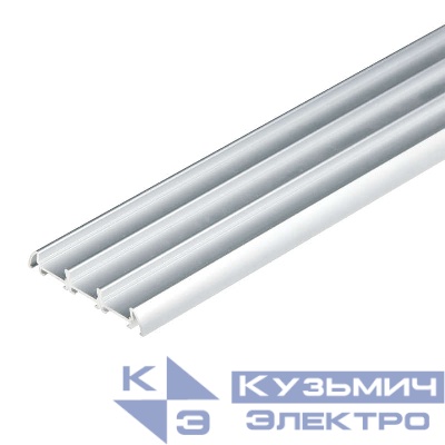 Профиль накладной для светодиод. ленты UFE-A08 SILVER 200 POLYBAG L2000 анодир. алюм. Uniel UL-00000602