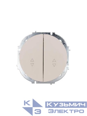 Выключатель проходной 2-кл. СП OSEN 10А IP20 механизм сл. кость LEZARD 743-9088-106