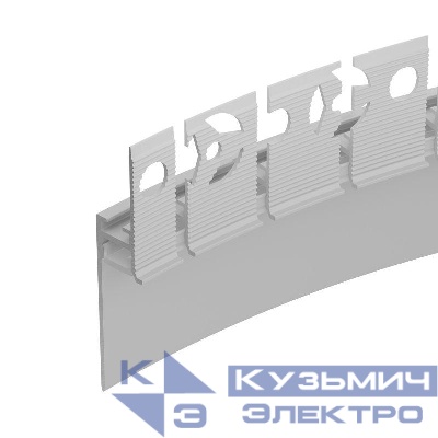 Профиль PLINTUS-FANTOM-BENT-H35-SIDE-2000 WHITE L2000 алюм. Arlight 043675(1)