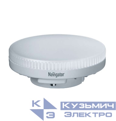 Лампа светодиодная 71 362 NLL-GX53-8-230-2.7K 8Вт таблетка 2700К тепл. бел. GX53 600лм 220-240В Navigator 71362