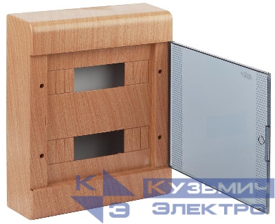 Щиток ОП Тусо 24мод. с двер. 370х302х95мм IP40 бук Ruvinil 68324-38М