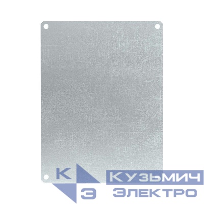 Панель монтажная для цельного навесного шкафа из фибергласа 300х250мм метал. DKC CN5039MP
