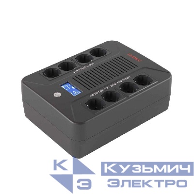 Источник бесперебойного питания линейно-интерактивный серии Info PDU 1000 ВА/600Вт 1/1.8хSchuko LCD 1х9А.ч DKC INFOPDU1000LCD