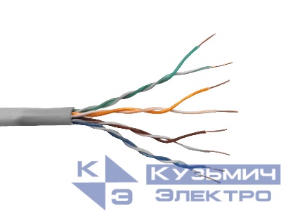 Кабель U/UTP Cat 5е PVC 4х2х0,52