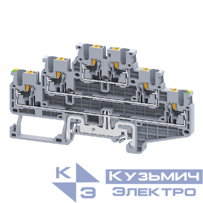 Клемма 3х-ярусная push-in OptiClip CP3LG-2.5-3L-PE-I-(0.2-2.5)-PEN КЭАЗ 331868