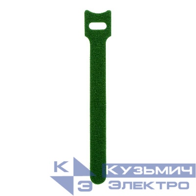 Хомут мягкий многоразовый на тканевой основе 310х17 зел. (уп.10шт) DKC 283117GN