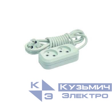 Удлинитель 2х2м без заземл. 10А IP20 Makel MGP102