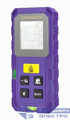 Рулетка лазерная Reel PLUS GS40 фиолет. Ermenrich 86257