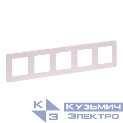 Рамка 5-м Inspiria роз. IEK 673974