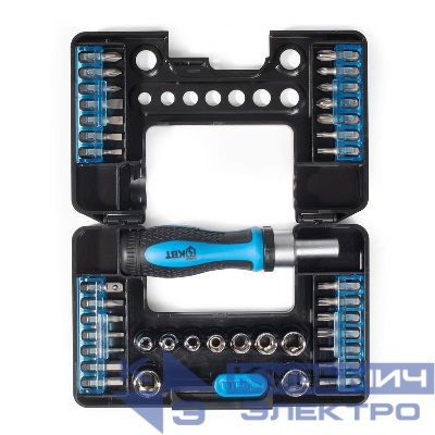 Набор отвертка с битами "Мастер" НБ-38 КВТ 78699