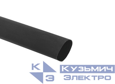 Трубка термоусадочная ТУТк клеевая нг 32/8 черн. 1м (уп.10м) PROxima EKF tut4-k32-b