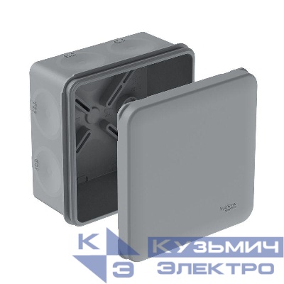 Коробка распределительная MultiBox IP66 85х85х42 DIY (со стикером) сер. SE IMT351971