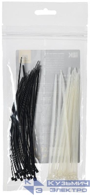 Набор хомутов 2.5х150 (25б. 25ч) (уп.50шт) IEK UNH35-N02-050