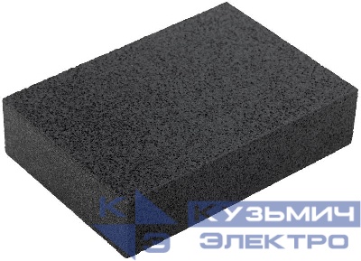 Губка шлифовальная 100х70х25мм Р 120 алюм./оксидная FIT 38354