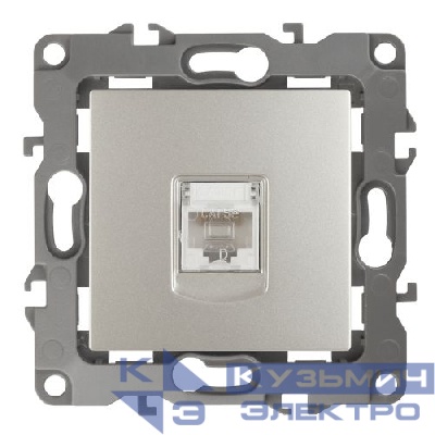 Розетка компьютерная Эра12 12-3107-15 RJ45 перламутр Эра Б0019353