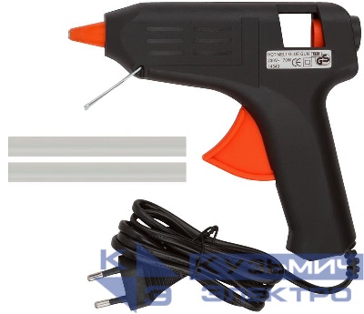 Пистолет клеевой 11мм 15Вт (70Вт) FIT 14340