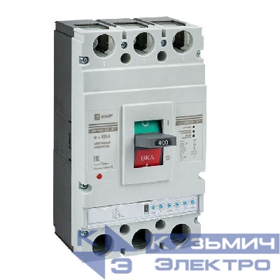 Выключатель автоматический 3п 400/400А 65кА ВА-99М PROxima электр. расцеп. EKF mccb99-400-400me