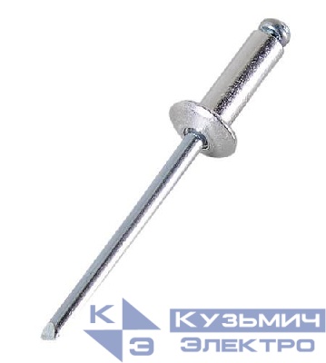 Заклепка 4.0х12 алюм. (уп.50шт) Вихрь 73/9/6/3