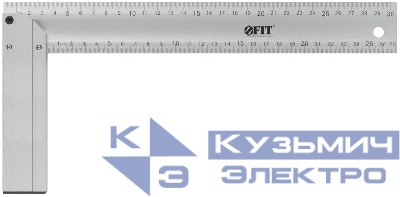 Угольник столярный литой профи 300мм алюм. FIT 19553