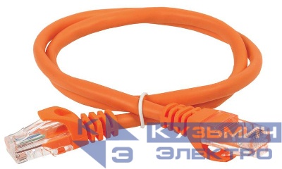 Патч-корд кат.5E UTP 5м оранж. ITK PC07-C5EU-5M