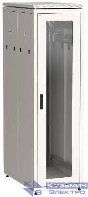 Шкаф сетевой LINEA N 19дюйм 33U 600х1000мм стеклян. передн. дверь задн. перфорир. сер. ITK LN35-33U61-GP