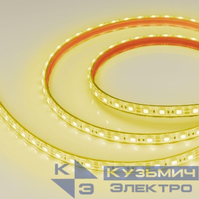 Лента светодиодная RTW-PFS-B60-13mm 12V Yellow 14.4Вт/м IP68 5060 герметичная (уп.5м) Arlight 036291