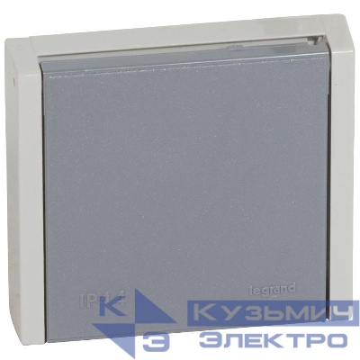 Розетка 1-м СП Plexo 20А IP44 400В 3P+E сер. Leg 055706