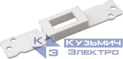 Переходник с АЕ1031 на ВА47-29 негор. пластик KARAT IEK MVA10D-AE1