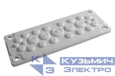 Ввод кабельный пластик V0 UL94. (25 отв.) IP65 DKC R5HTC25