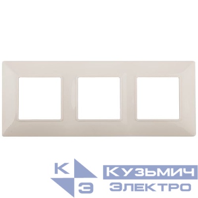 Рамка 3-м 14-5003-02 Elegance сл. кость ЭРА Б0034394