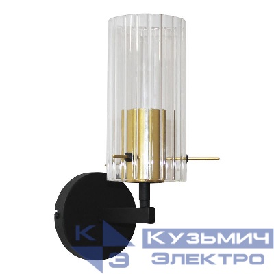 Светильник "Эсми" 511 (плафон 0015) НББ 01-60-180 Е27 (ИМ) настенный черн. зол. Элетех 1005405251