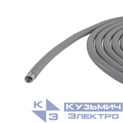 Металлорукав DN 15мм в гладкой SEBS изоляции Dвн. 15.5мм Dнар. 21.0 50м сер. DKC 607S016