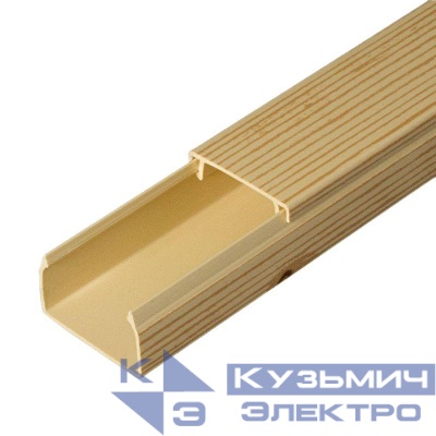 Кабель-канал 25х16 L2000 с двойн. замком сосна Промрукав PR.025437
